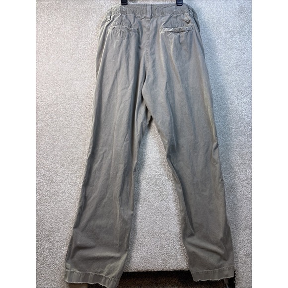 Vtg American Eagle Chino Pants Men's 32x34 Brown AE Skater Y2K Bootcut *READ - Picture 3 of 13